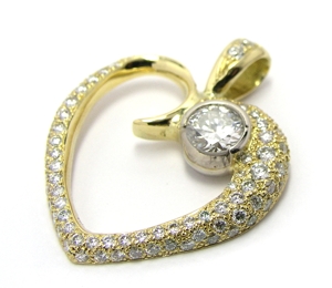 Diamantherz Anhänger