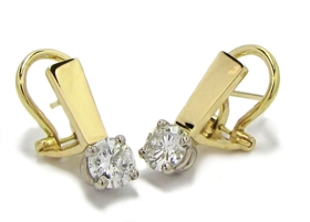 Boucles d'oreilles diamant de 0,50 carat