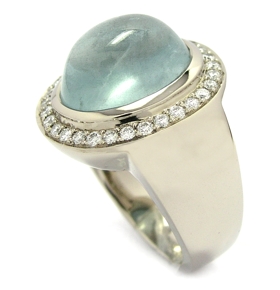 Bonbon Light Aqua Marin Ring