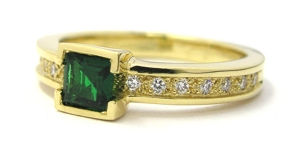 Bague Tsavorite