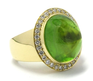 Bonbon Light Peridot Diamantring