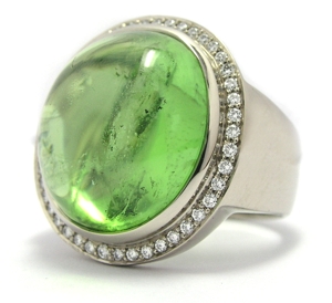 Bonbon Peridot Diamantring